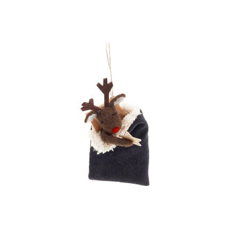 ADV/Pine Center Good night reindeer ornament