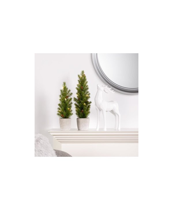 Nordic LED potted pine