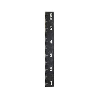 Creative Co-Op Growth Chart - Black