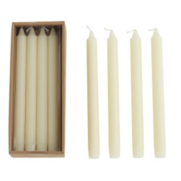 Creative Co-Op Taper Candle - Ivory 10''