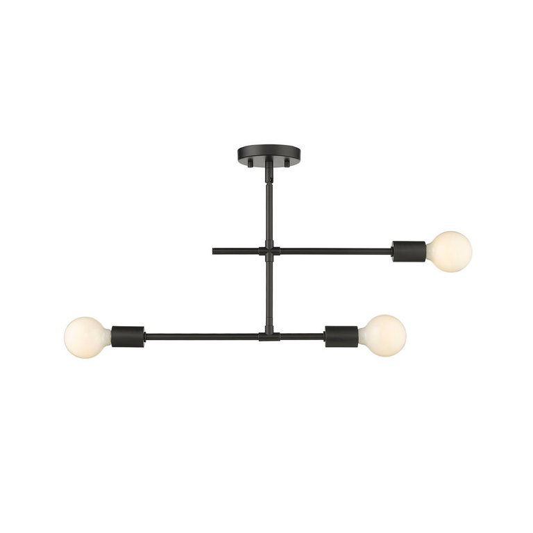 Z-Lite Modernist Ceiling Lamp - Black