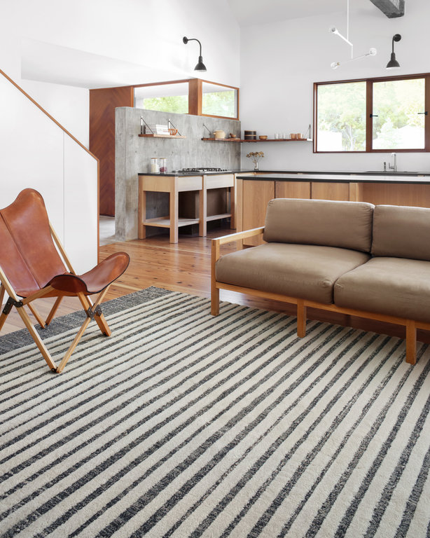 Loloi Rugs Tapis Hagen - Blanc/Ocean