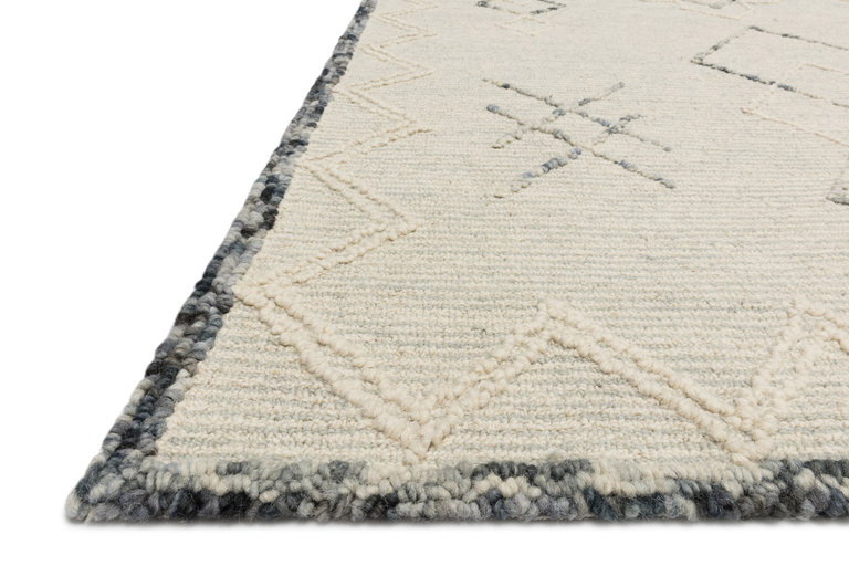 Loloi Rugs Leela Rug - Ocean/White