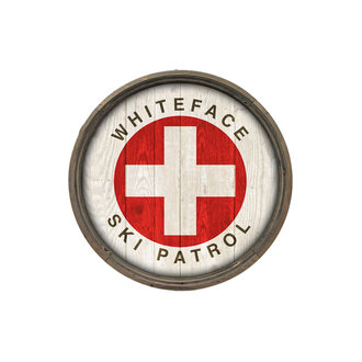 "Ski Patrol" barrel