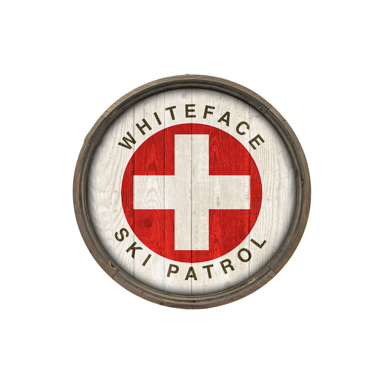 "Ski Patrol" barrel