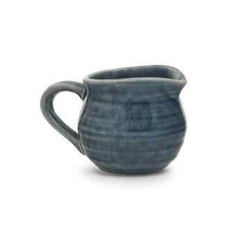 Blue milk jug