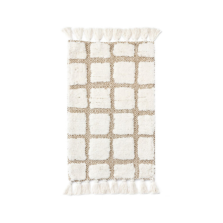 Shag Tile Bath Mat