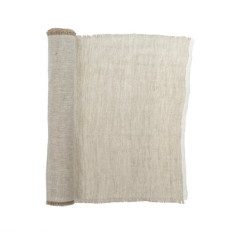 Indaba Trading Linen Table runner - Chambray