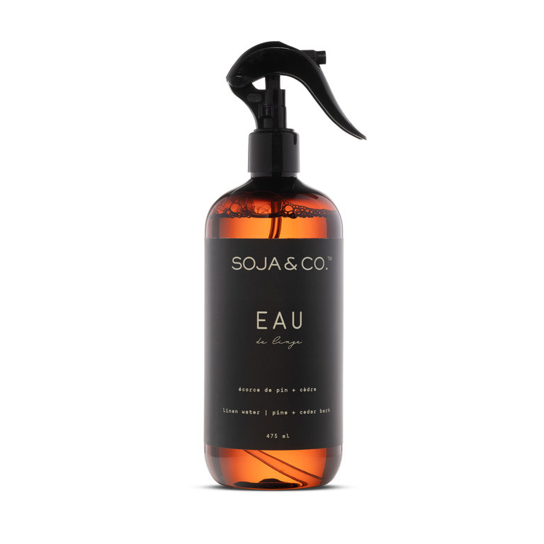 SOJA&CO - Eau de linge - Écorce de pin + cèdre