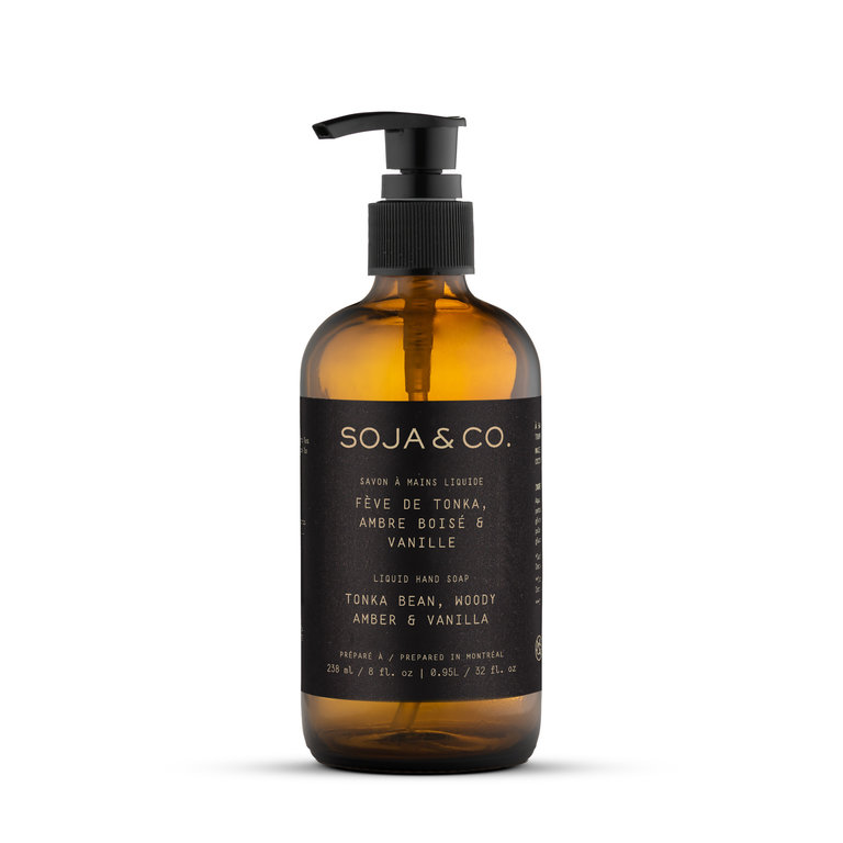 SOJA&CO - Hand soap - Tonka Bean, Woody Amber + Vanilla