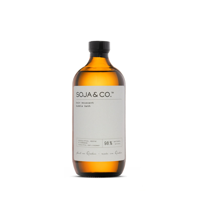 SOJA&CO - Bain moussant  - Eucalyptus, Menthe + Romarin