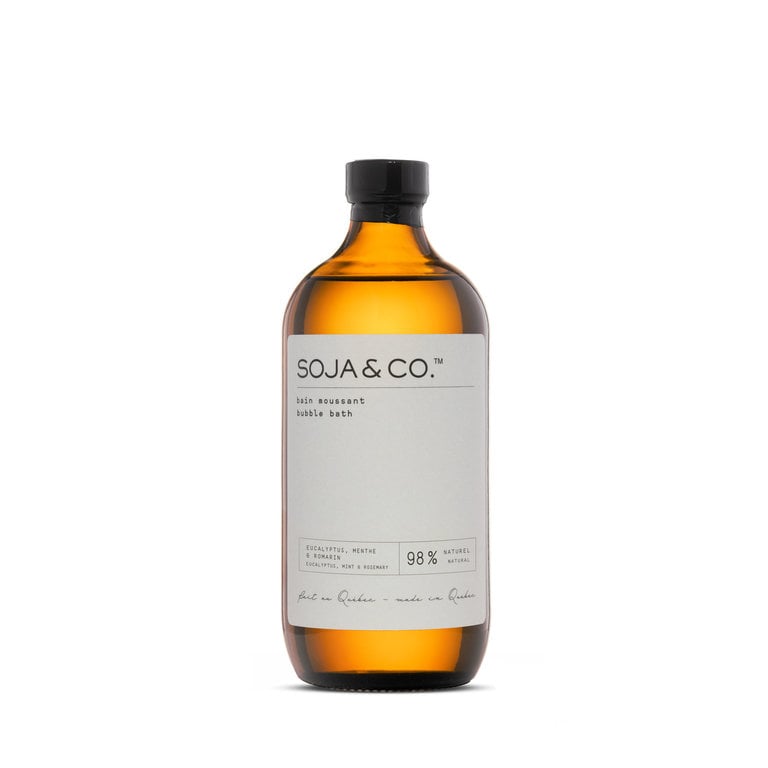 SOJA&CO SOJA&CO - Bain moussant  - Eucalyptus, Menthe + Romarin