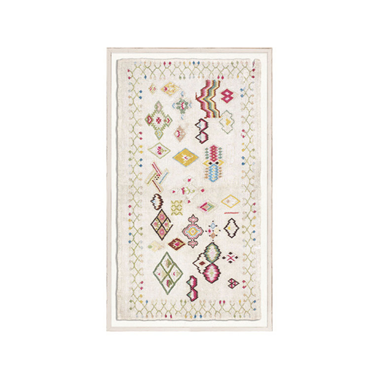 Celadon Art Cadre Embroidery Sampler Circa