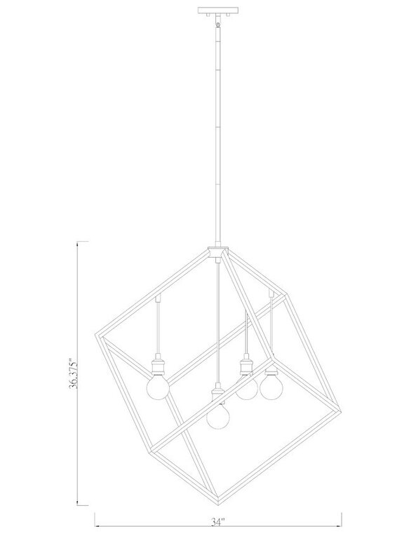 Vertical pendant light