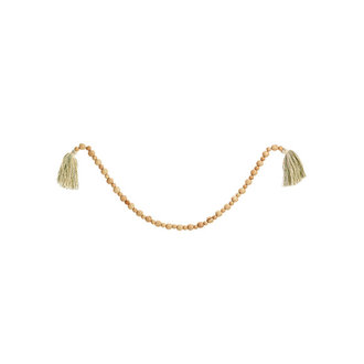 Small wood beads garland