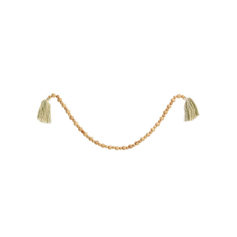 Petite guirlande de billes naturelles