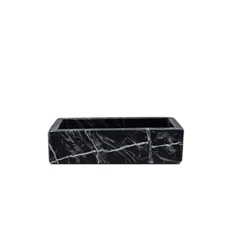 Black marble tray