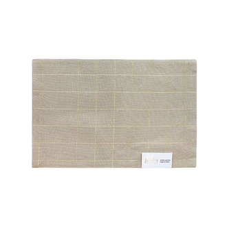 Napperon Carreaux dorés