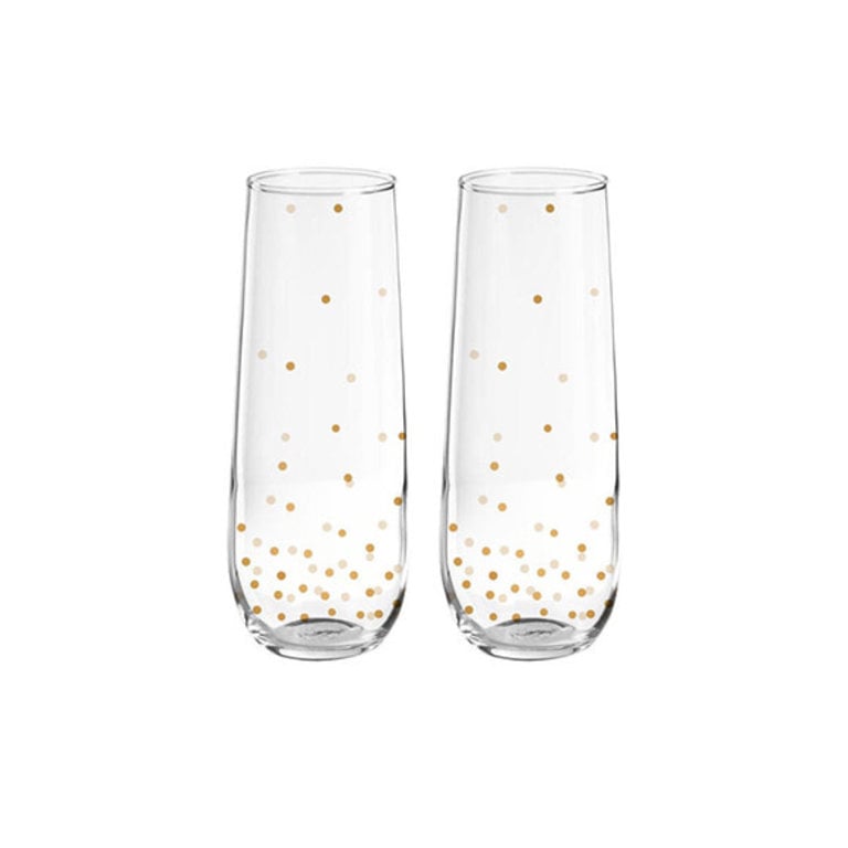 Confetti Champagne glasses