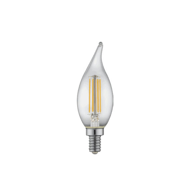 Flame tip LED bulb