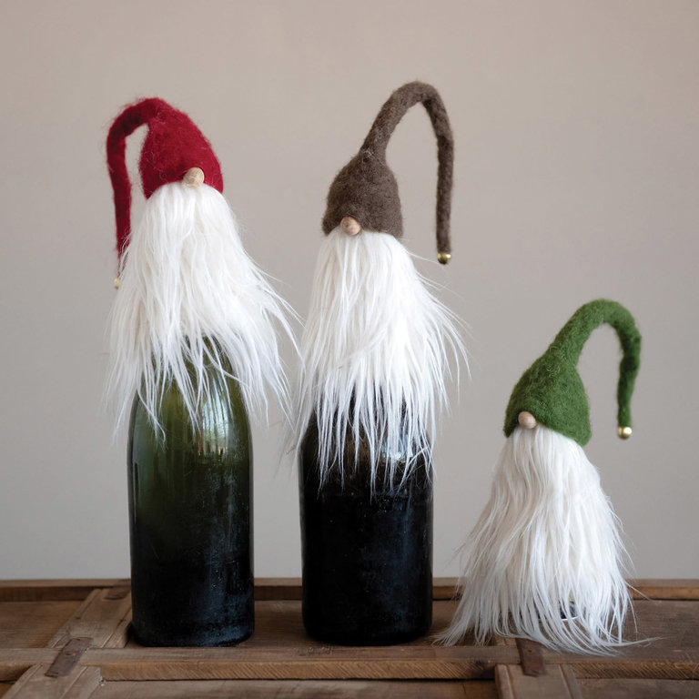 Gnome bottle topper