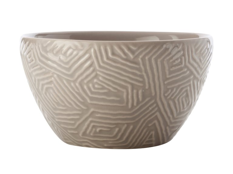 Set of 3 Taupe Dune bowls