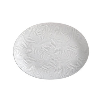 Assiette de service Dune Blanc
