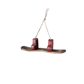 Snowboard ornament