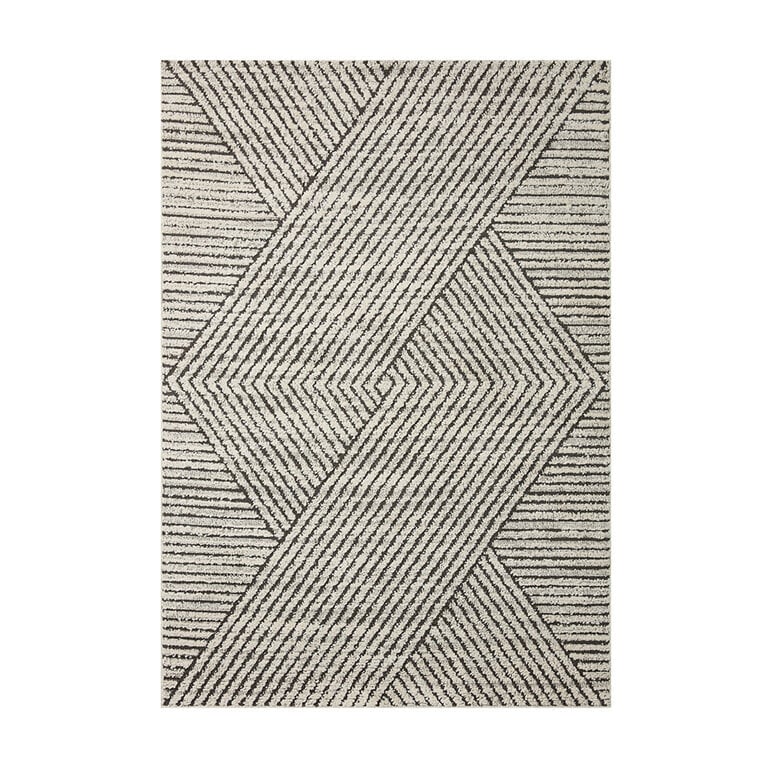 Fabian rug - Charcoal/Ivory