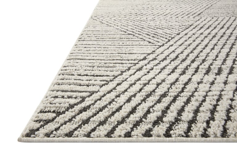 Tapis Fabian - Charcoal/Ivory