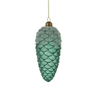 Frosted Emerald Pine cone