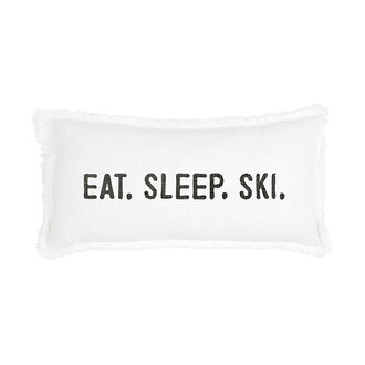 Eat. Sleep. Ski Pillow