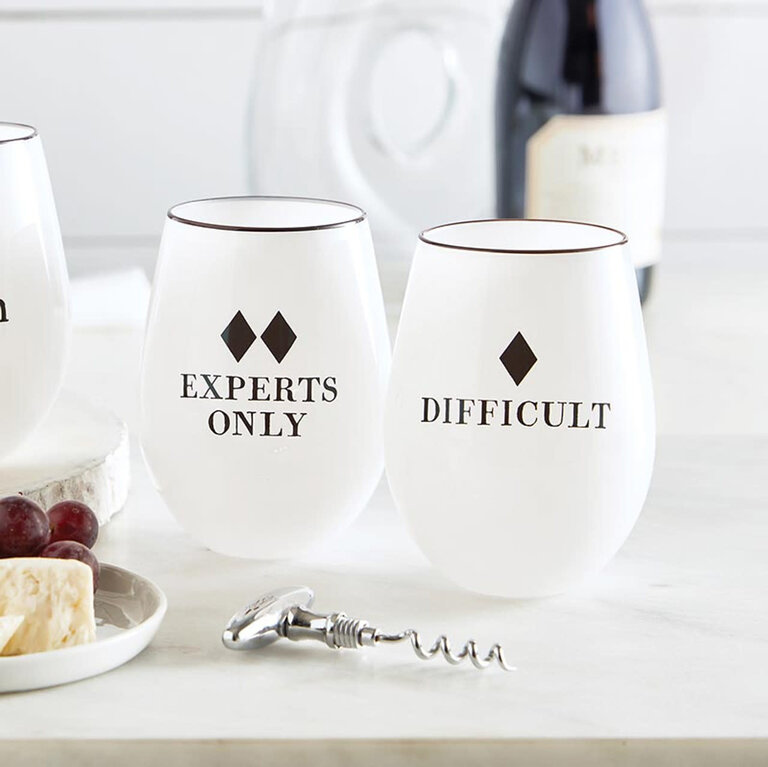 Wine glass "Expert" "Difficulty"