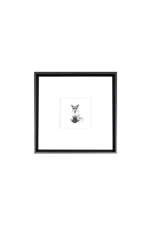 Celadon Art "Foxy stare" frame - Black