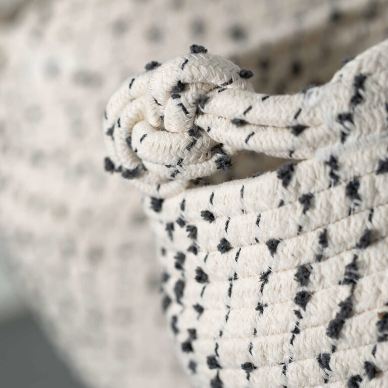 Panier de coton Givre