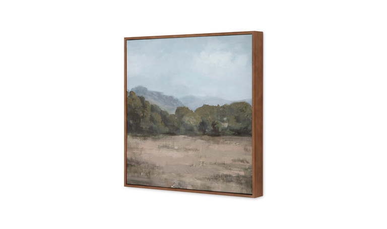 Framed painting "Fair woodlands"