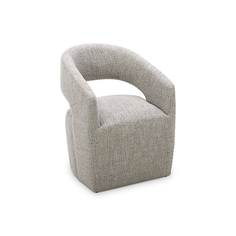 Barrel Swivel Chair - Gray