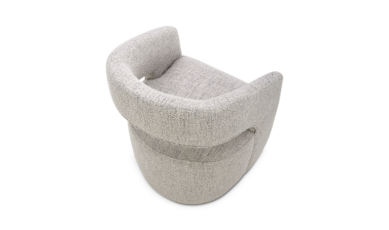 Moe's Home Chaise Baril - Grise