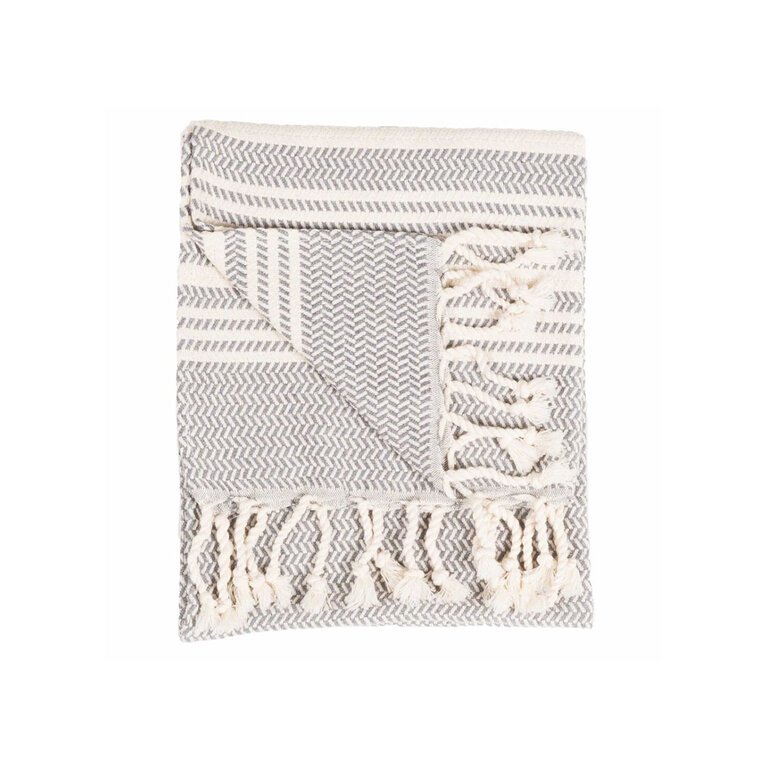 Pokoloko Kreative Hasir Hand Towel - Slate