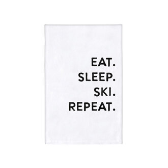 Eat, Sleep, Ski... Kitchen Towel