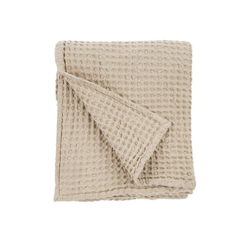 Stonewashed Throw - Cream