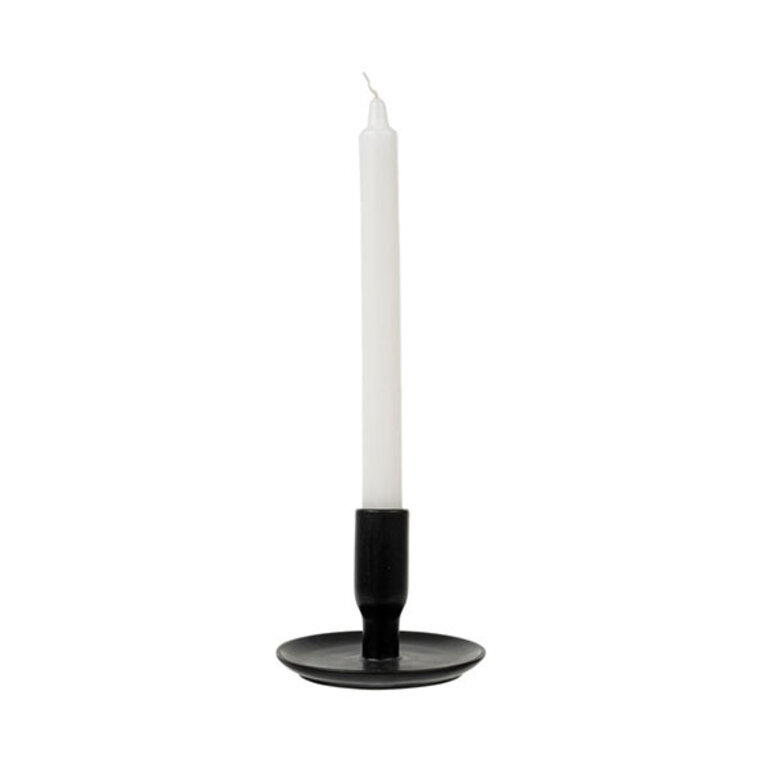 Bhomi Candle Holder - Black