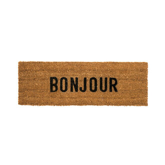 Tapis d'entrée "Bonjour"