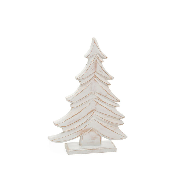 White Washed wooden tree