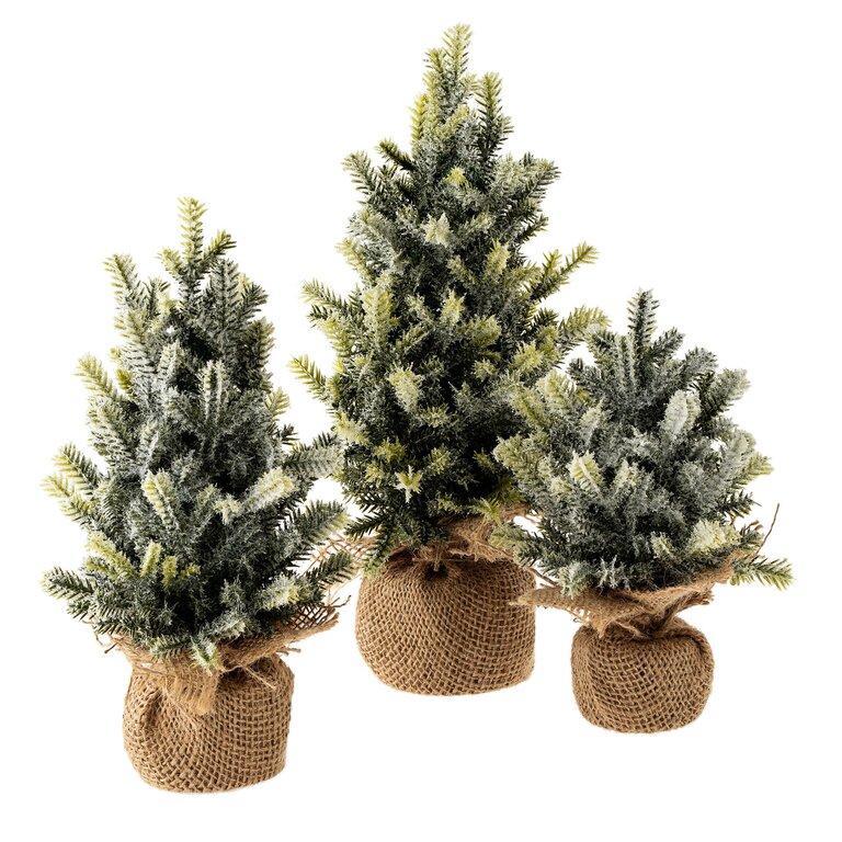 Frosted Fir Table Decoration - Medium