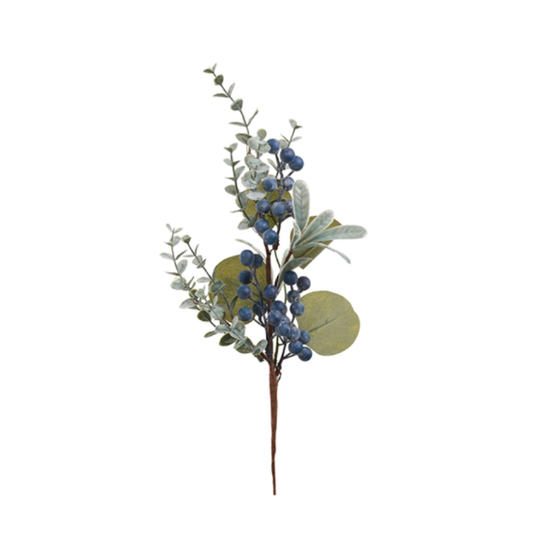 Bouquet Eucalyptus et Bleuets
