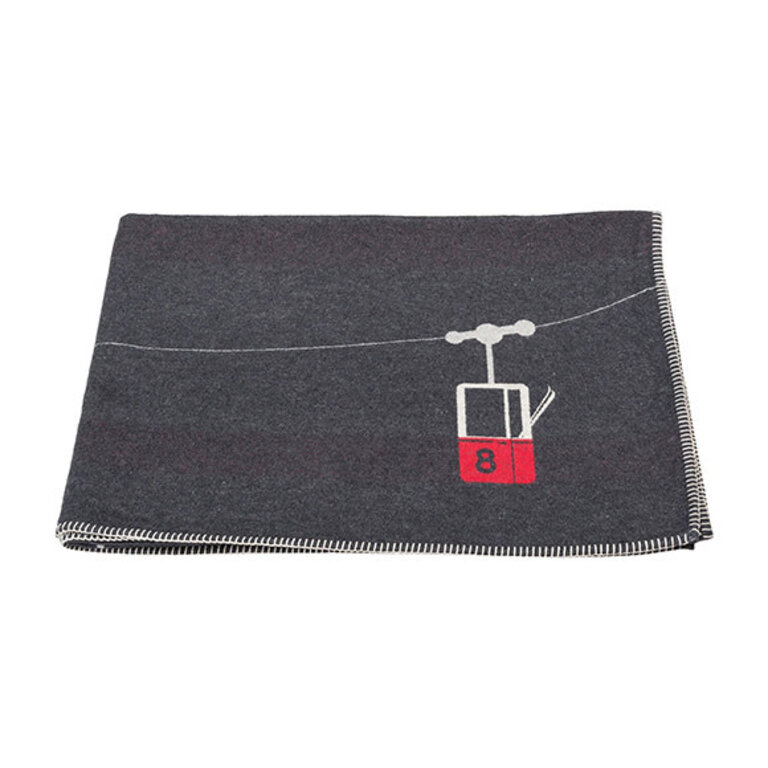 Sylt "Cable Cars" Throw - Charcoal