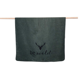 Jeté Savona "Be wild" - Verte