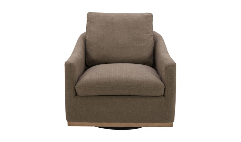Linden Taupe Swivel Chair