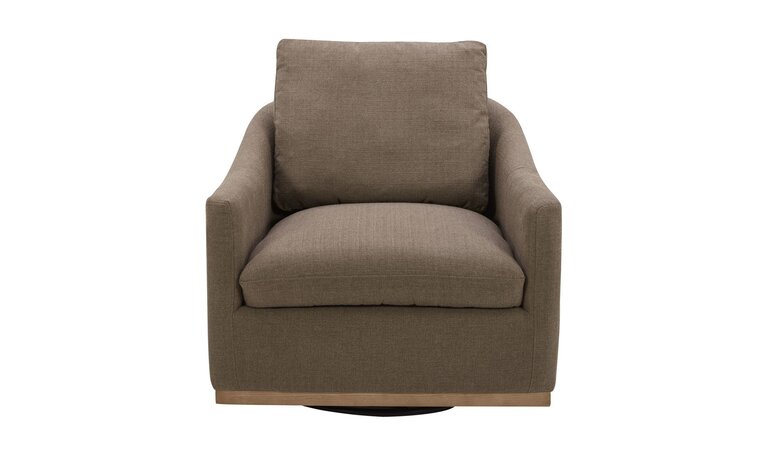 Moe's Home Linden Taupe Swivel Chair